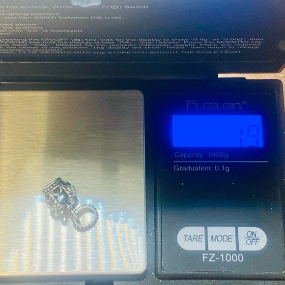 EUC Pandora 791376 Sterling Silver Nobel Splendor Crown Dangle Bead - Picture 9 of 9